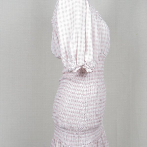 Lily Rose Short Sleeve Smocked Bodycon Dress Juniors Size S - Picture 4 of 12